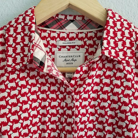 charter club button down shirts